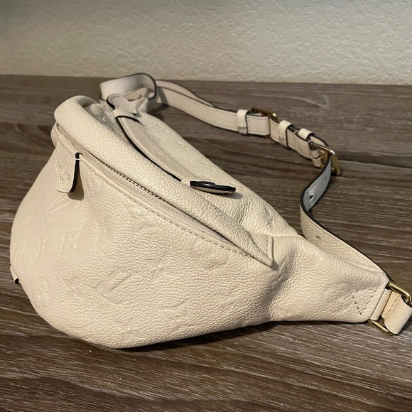 Louis Vuitton Monogram Empreinte Bum Bag Body Bag Creme - Picture 1 of 11